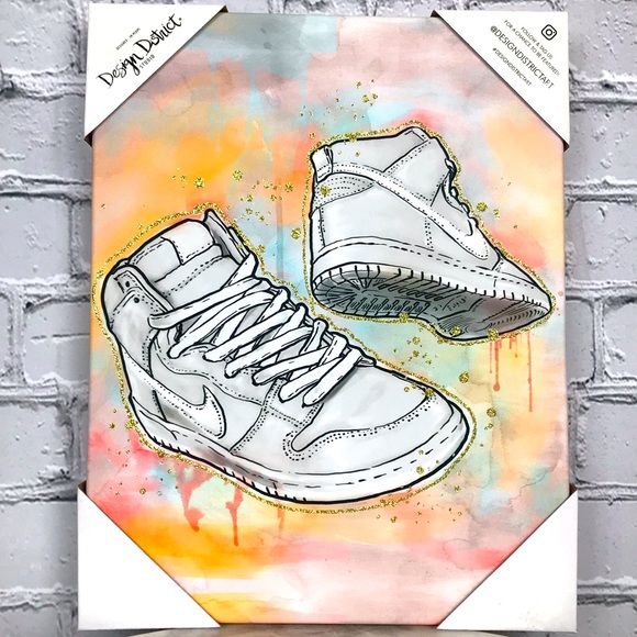Design District Accents Nike Air Jordan Canvas Design District